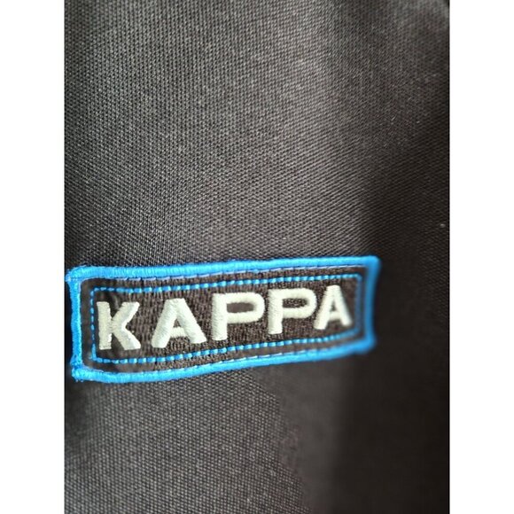 KAPPA Black Zip Up Soccer Track Jacket  Top Men's XLarge Cotton Poly Blend EUC - Picture 8 of 12